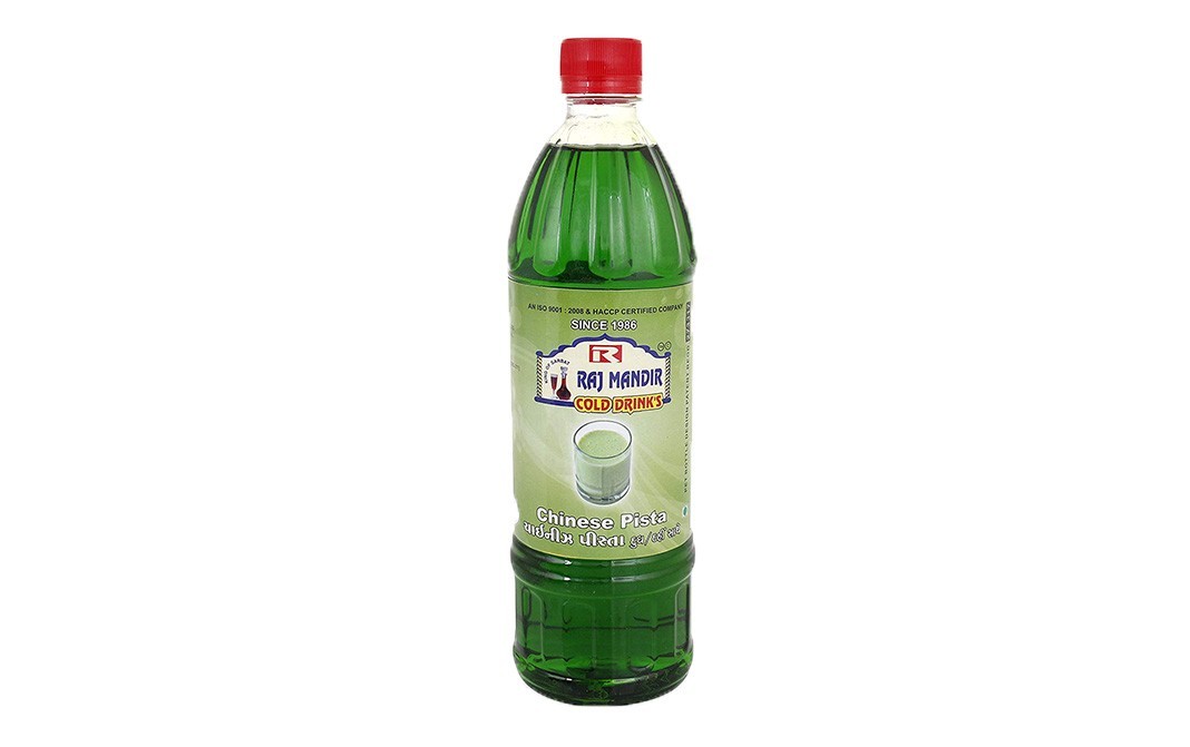 Raj Mandir Chinese Pista Syrup    Plastic Bottle  750 millilitre